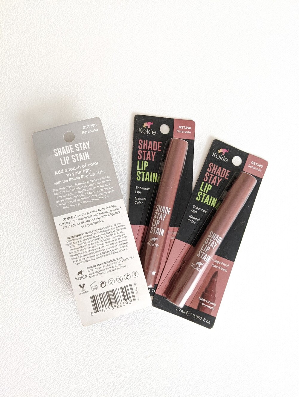 Kokie Muave Nude Lipstick Set Of 3 - Picture 5 of 7